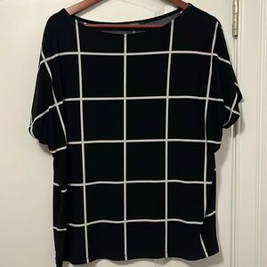 Ralph Lauren Black and White Top